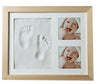 Cherished Moments: Baby Hand & Footprint Kit with Solid Wooden Frame - A Timeless Growth Memory Gift!