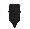 Women's Square Neck Sleeveless Jumpsuit
