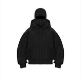 Fleece-Lined Double Hood Sweater