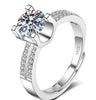 Female Imitation Moissan Diamond Ring