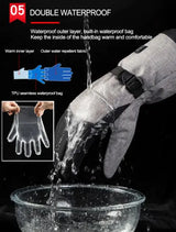 Hot Selling Skiing Heating Gloves Motorcycle Riding Electric Touch Screen Rechargeable