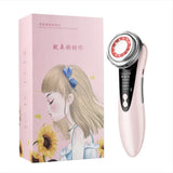 Iontophoresis Facial Skin Care Device with LED Light Therapy