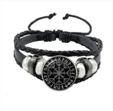 Adjustable Retro Leather Woven Belt