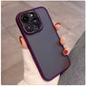Skin Touch Matte Metal Lens Protective Case