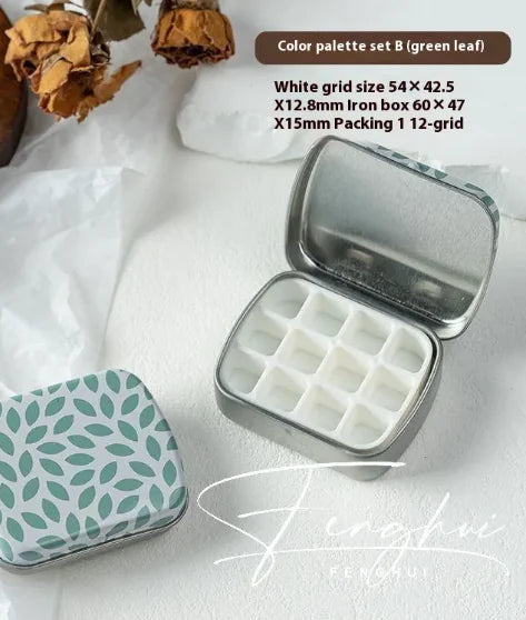 Manicure Watercolor One-piece Flip Small Mini Palette