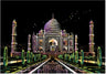 Creative Handmade City Night Scene Scraping Painting