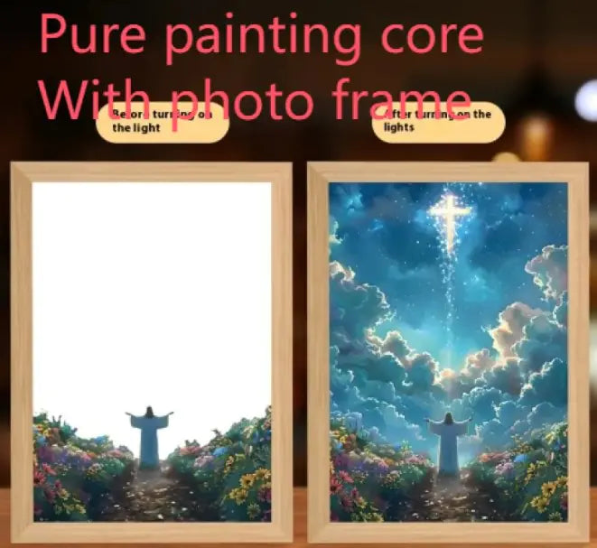 Jesus LED Light Painting