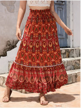 Bohemian Lace Patchwork Skirt