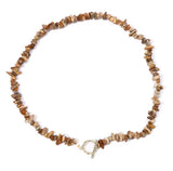 Natural Stone Bead Necklace