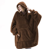 Oversized Fleece Sweatshirt Blanket