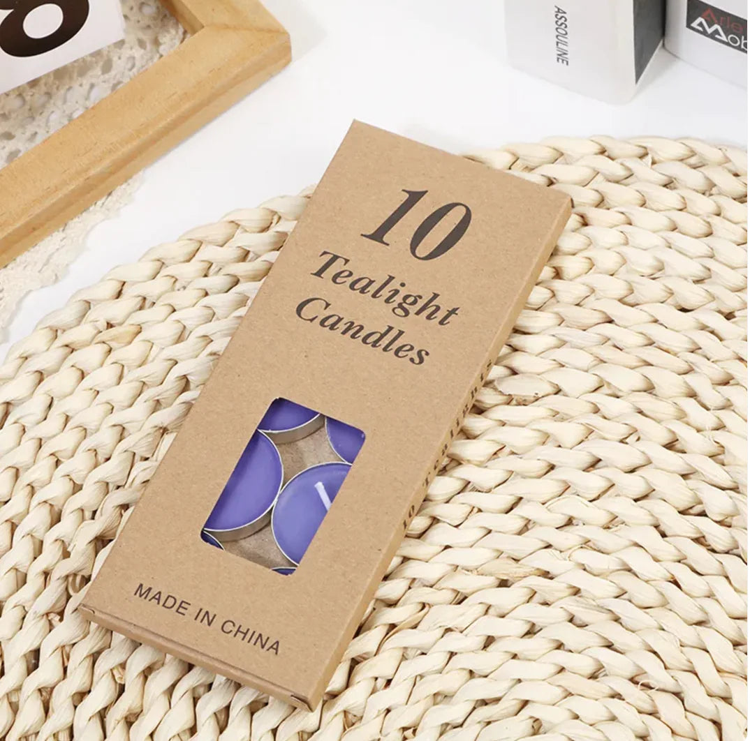 Aluminum Shell Tealight Candle Set