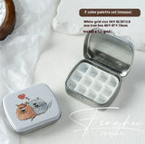 Manicure Watercolor One-piece Flip Small Mini Palette