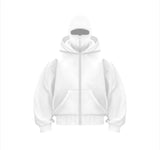 Fleece-Lined Double Hood Sweater