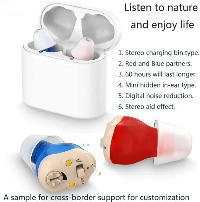 Magnetic Charging Digital Hearing Aid