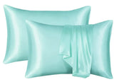 Silk-like Solid Color Pillowcase