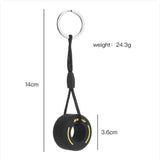 PVC Soft Rubber Tire Keychain