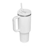 40oz Insulated Tumbler with Handle and Straw