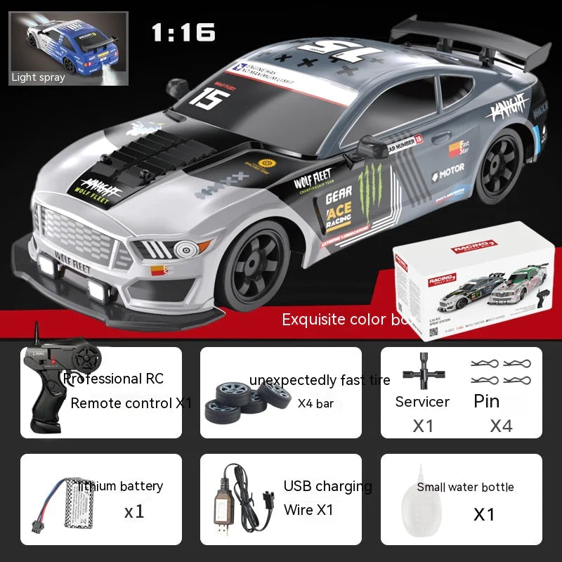 High-Speed RC Drift Car, 2.4G Remote Control, 1:16