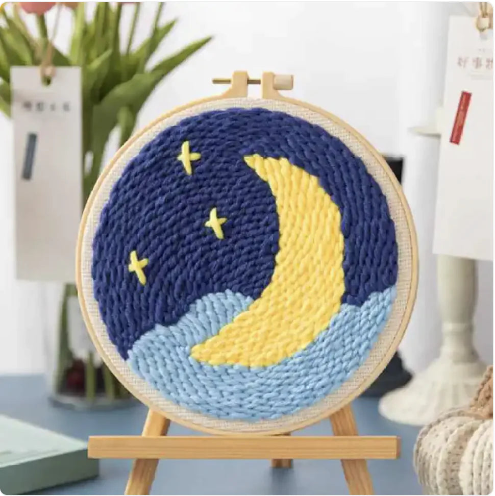 Poke Embroidery DIY Kit – Beginner Friendly.