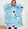 Three-zone Heating Electric Hooded Blanket