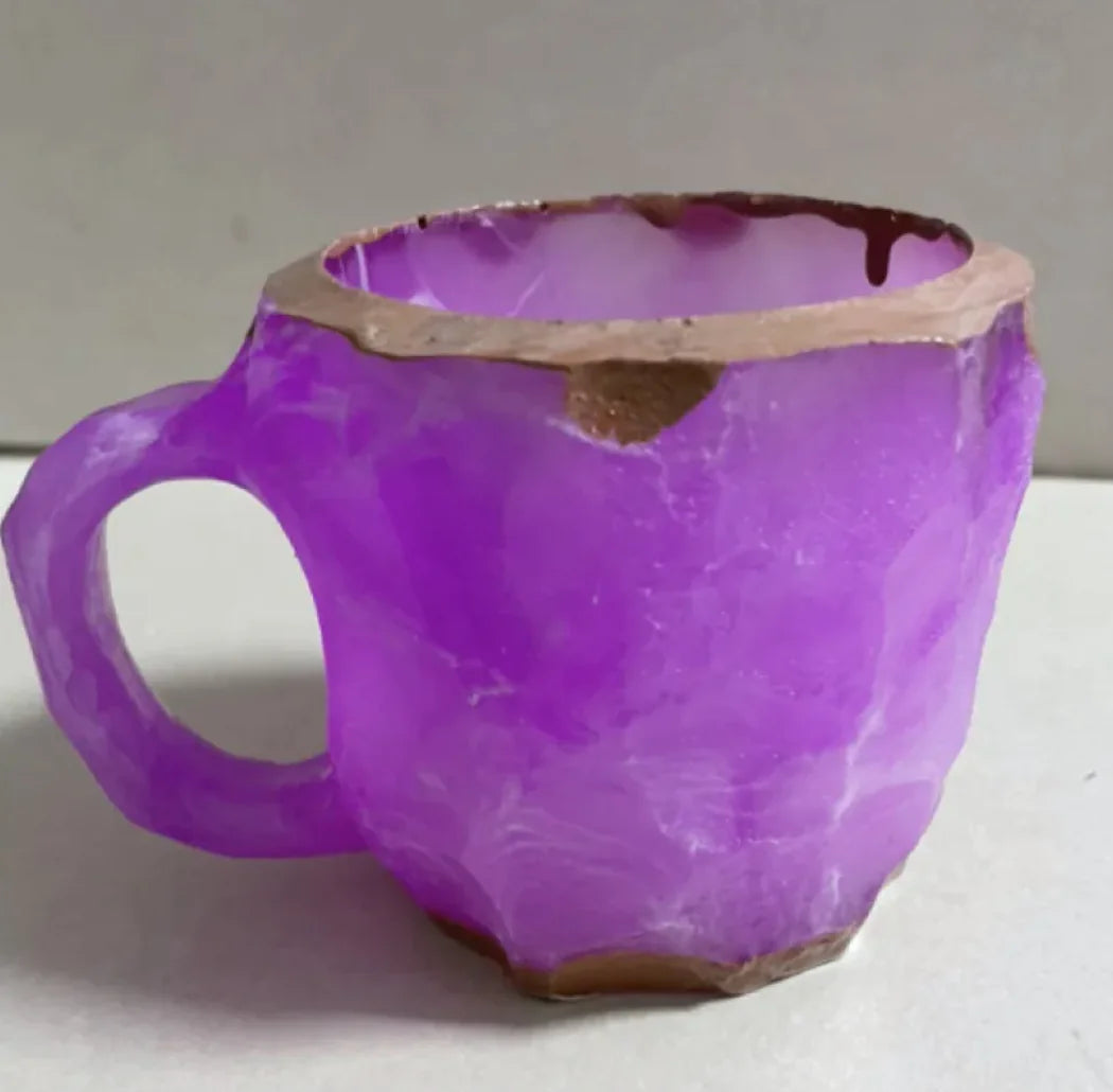 400ml Resin Mineral Crystal Coffee Mug