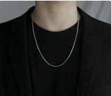 Men's Titanium Steel Clavicle Necklace
