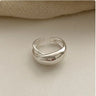 925 Sterling Silver Curved Ring