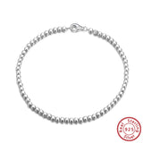 S925 Sterling Silver Bracelet Lucky Beads