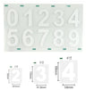Reflective PVC Number Stickers