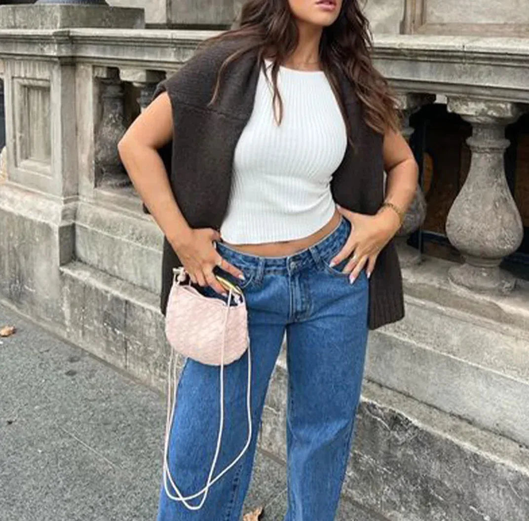 Solid Color Loose Sweater