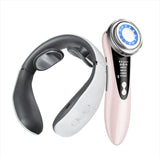 Iontophoresis Facial Skin Care Device with LED Light Therapy