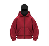 Fleece-Lined Double Hood Sweater