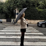 Women's Square Collar Woolen Coat