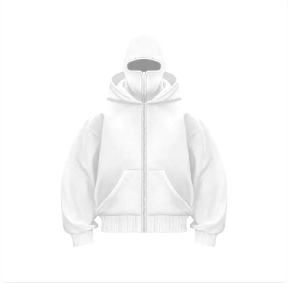 Fleece-Lined Double Hood Sweater