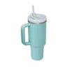 40oz Insulated Tumbler with Handle and Straw
