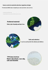 Flocking Bathroom Mat Bedroom Tufting