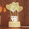 3D LED Night Light Lamp