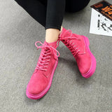 New Skinny Boots Harajuku British Style Suede Student Casual Short Boots
