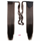 Synthetic Long Straight Wrap Around Hair Extension