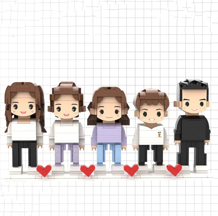 Photo Character Building Blocks Puzzle