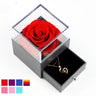 Preserved Rose Jewelry Box Necklace