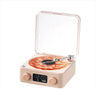 Retro Wireless Bluetooth Turntable Speaker with RGB Projection Lamp