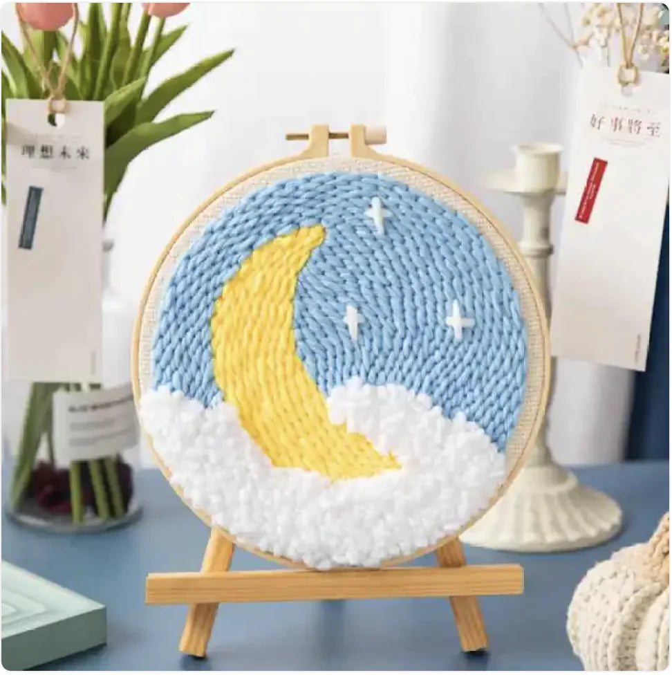 Poke Embroidery DIY Kit – Beginner Friendly.