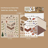 3D Cabin Landscape Stickers