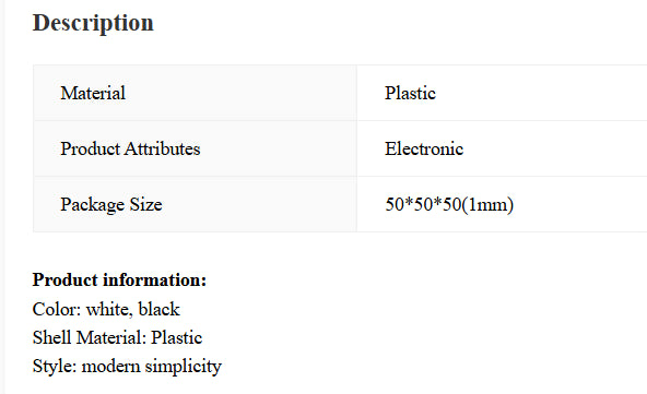 Mini Transparent WiFi Weather Clock Decoration Display