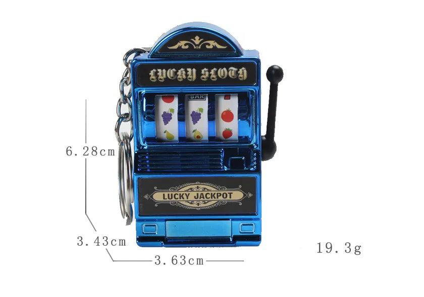 Mini Fruit Machine Keychain Charm