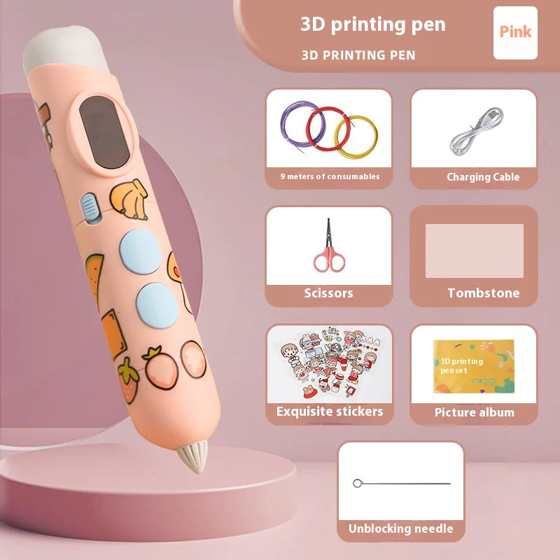 Kids' 3D Drawing Pen Set