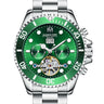 ARBOR VIEW Tourbillon Green Mechanical Watch