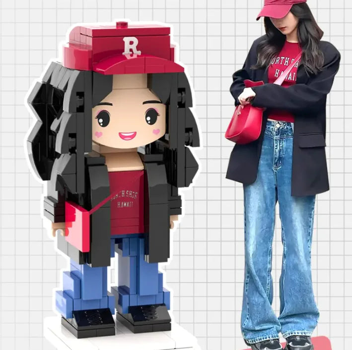 Photo Character Building Blocks Puzzle