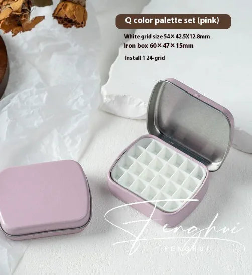 Manicure Watercolor One-piece Flip Small Mini Palette